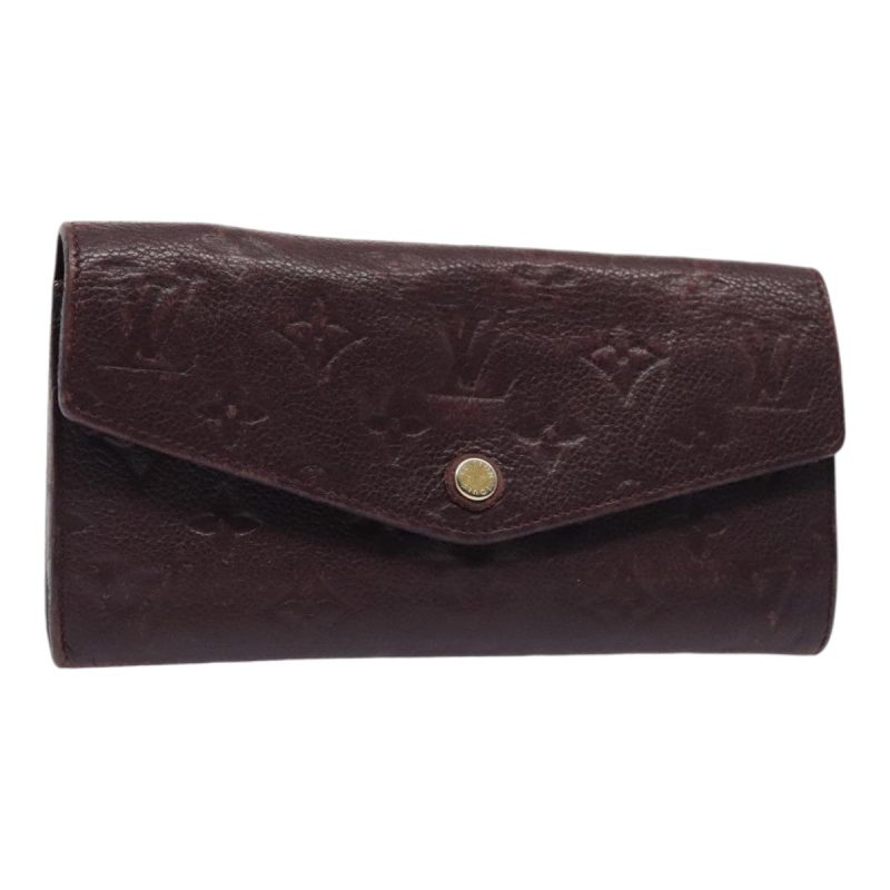 Louis Vuitton Empreinte Portefeuille Curieuse Wallet Purple M60300 Auth bs17377