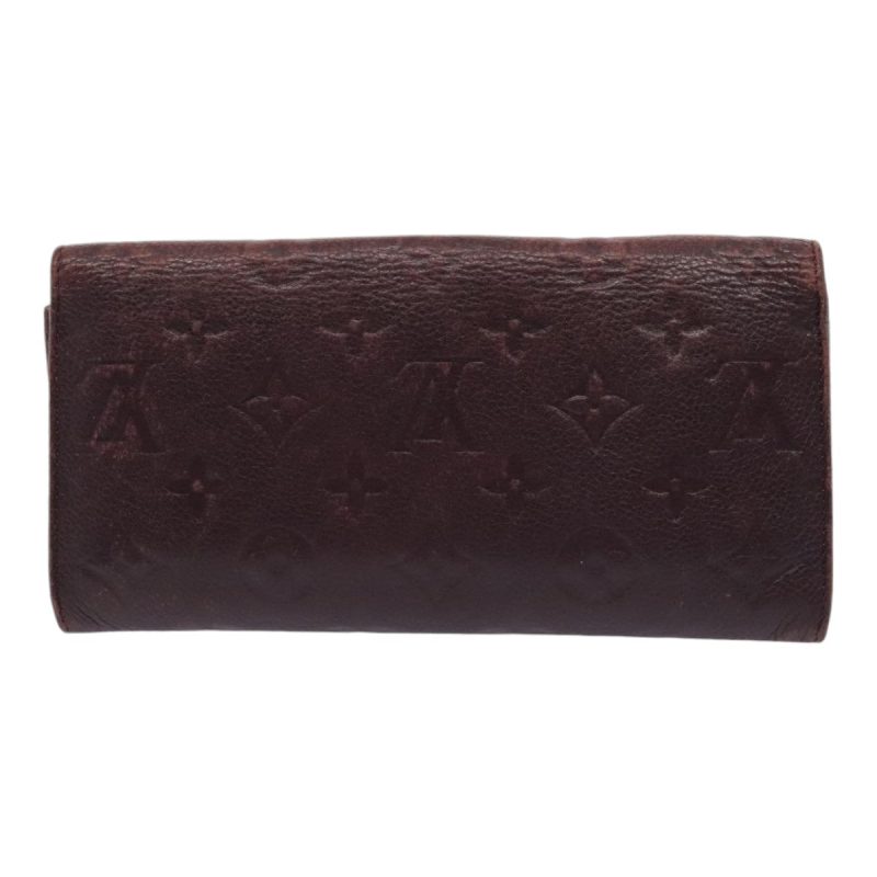Louis Vuitton Empreinte Portefeuille Curieuse Wallet Purple M60300 Auth bs17377 - Image 2