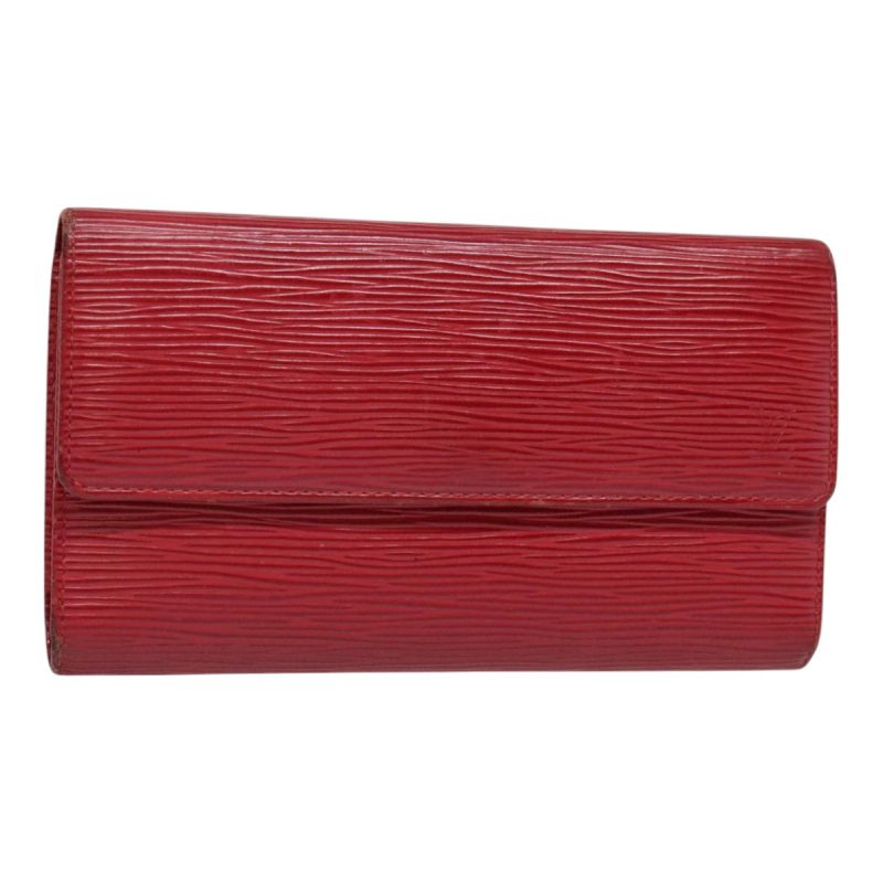 Louis Vuitton Epi Portefeiulle Sarah Long Wallet Red M6359E  bs17451