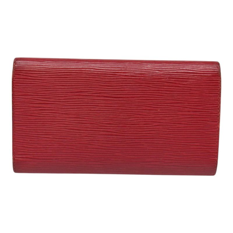 Louis Vuitton Epi Portefeiulle Sarah Long Wallet Red M6359E  bs17451 - Image 3