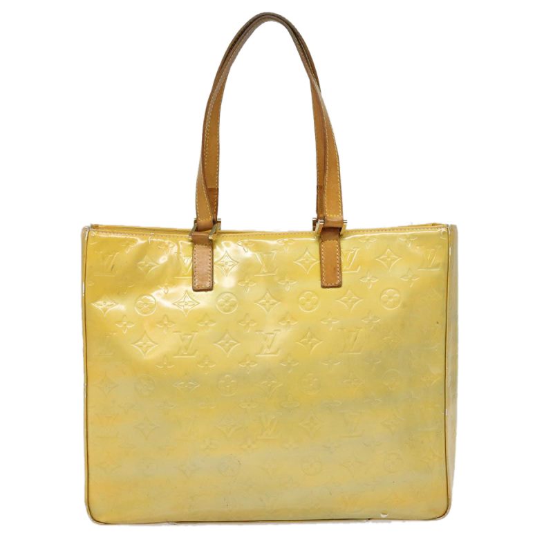 Louis Vuitton Monogram Vernis Columbus Tote Bag Gris M91028  bs17484 - Image 2