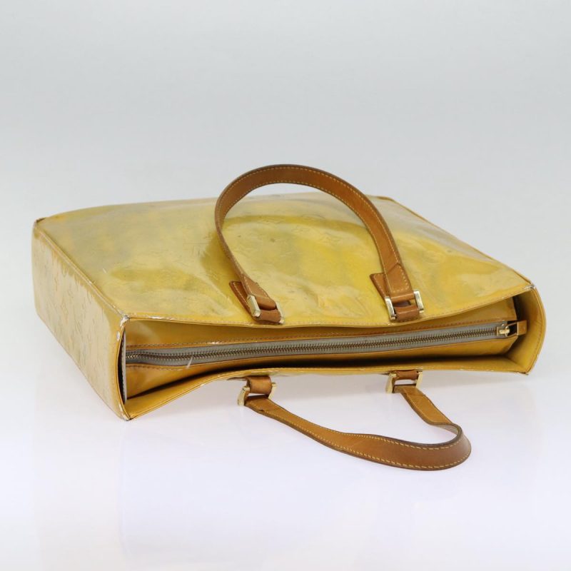Louis Vuitton Monogram Vernis Columbus Tote Bag Gris M91028  bs17484 - Image 6