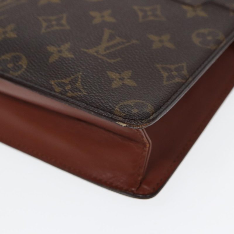 Louis Vuitton Monogram Pochette Homme Clutch Bag M51795  bs17617 - Image 7
