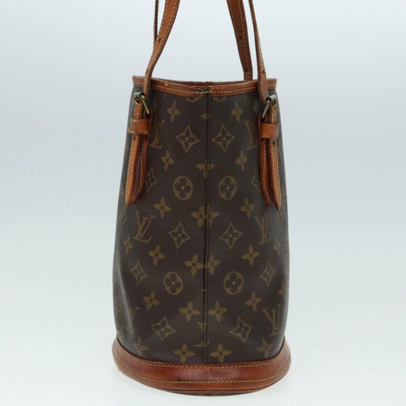 Louis Vuitton Monogram Bucket PM Shoulder Bag M42238  bs17625 - Image 4