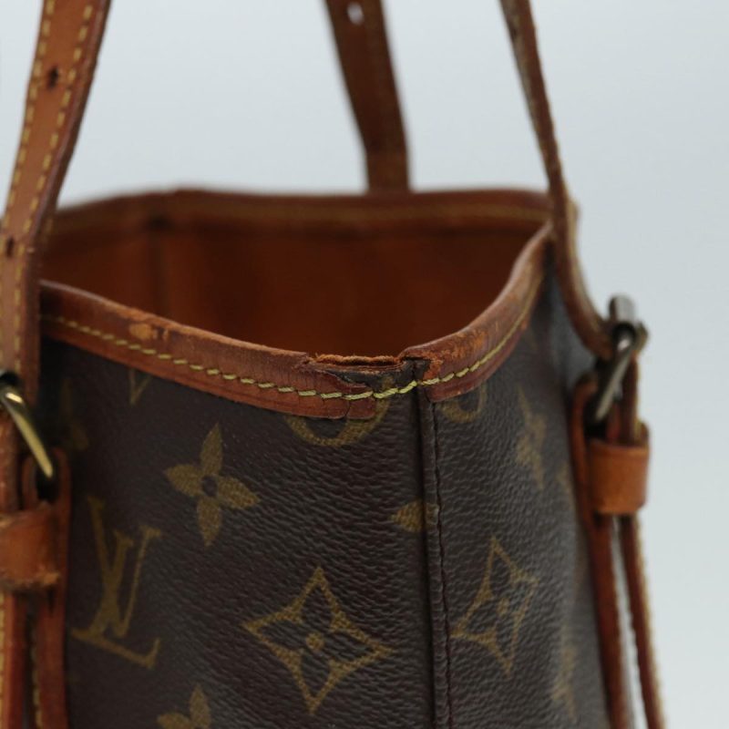 Louis Vuitton Monogram Bucket PM Shoulder Bag M42238  bs17625 - Image 6