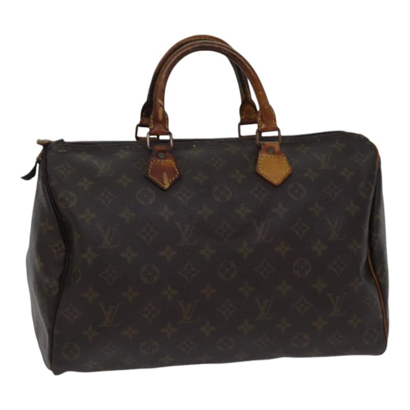 Louis Vuitton Monogram Speedy 35 Hand Bag M41524  bs17678