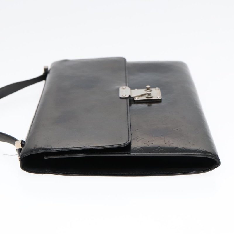 Louis Vuitton Monogram Mini Glace Anushka GM Hand Bag Black M92229 Auth bs17681 - Image 3