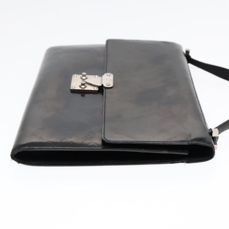 Louis Vuitton Monogram Mini Glace Anushka GM Hand Bag Black M92229 Auth bs17681 - Image 4