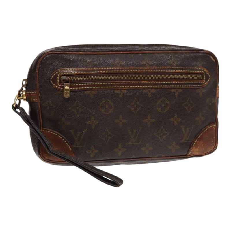 Louis Vuitton Monogram Marly Dragonne GM Clutch Bag M51825  bs17741