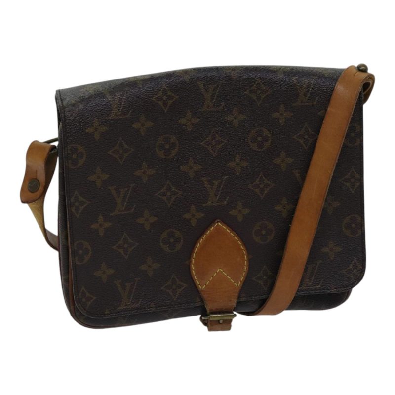 Louis Vuitton Monogram Cartouchiere GM Shoulder Bag M51252  bs17746