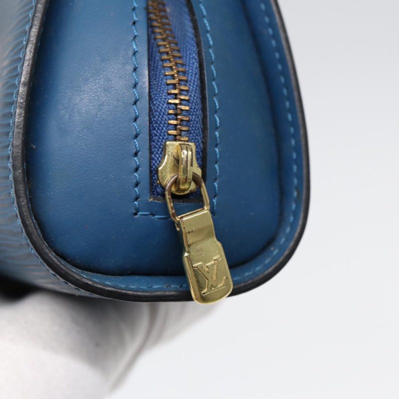 Louis Vuitton Epi Dauphine PM Pouch Blue M48445  bs17810 - Image 9