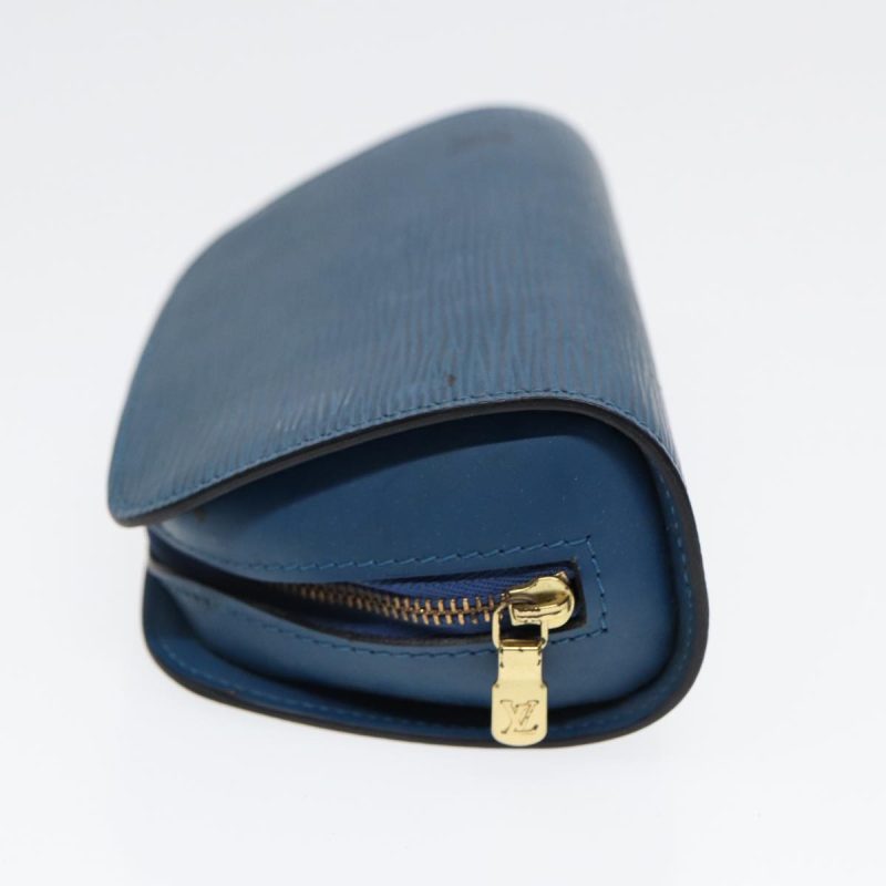Louis Vuitton Epi Dauphine PM Pouch Blue M48445  bs17810 - Image 3
