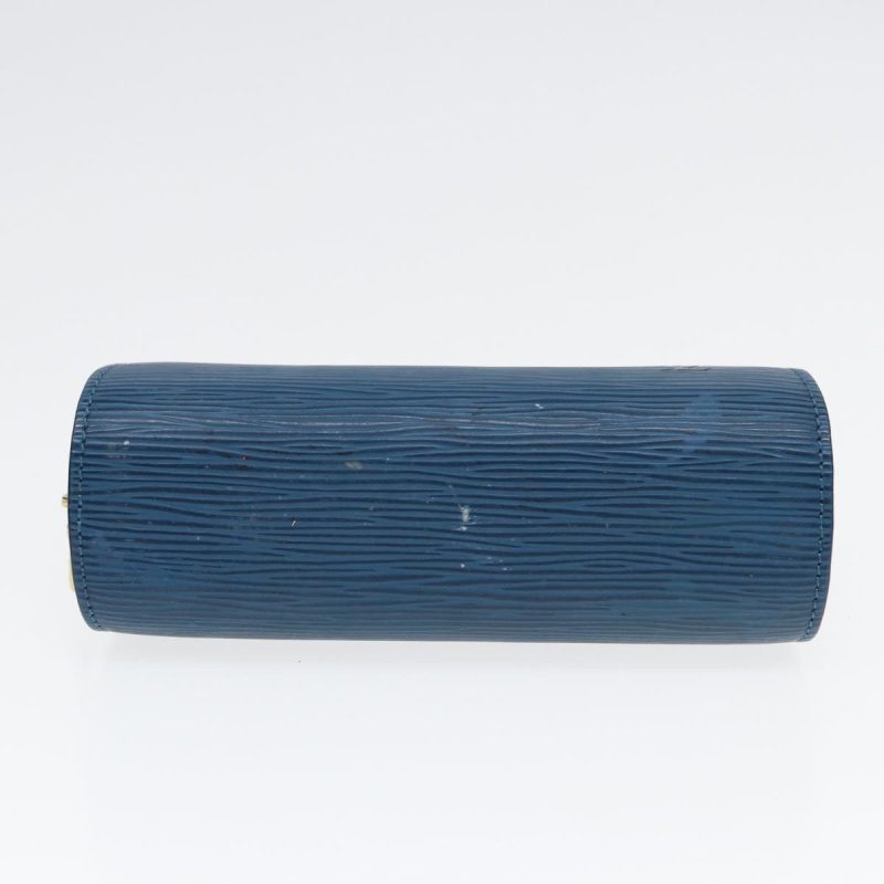 Louis Vuitton Epi Dauphine PM Pouch Blue M48445  bs17810 - Image 7