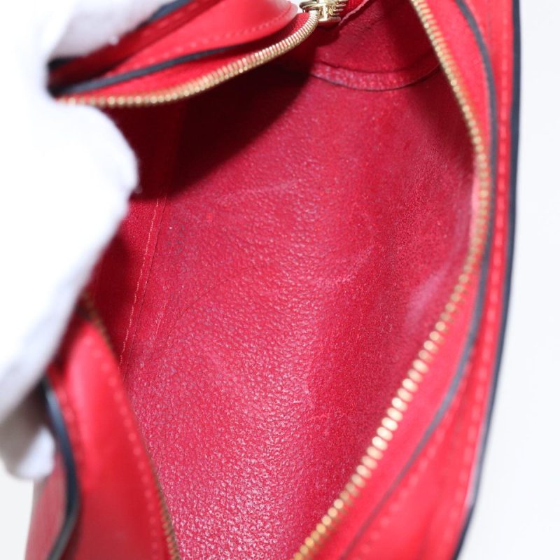 Louis Vuitton Epi Dauphine PM Pouch Castilian Red M48447  bs17812 - Image 10