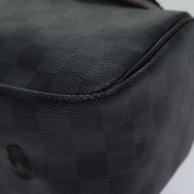 Louis Vuitton Damier Graphite Toilet Pouch Clutch Bag N47625  bs17818 - Image 9