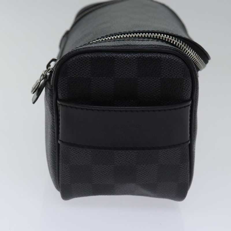 Louis Vuitton Damier Graphite Toilet Pouch Clutch Bag N47625  bs17818 - Image 4