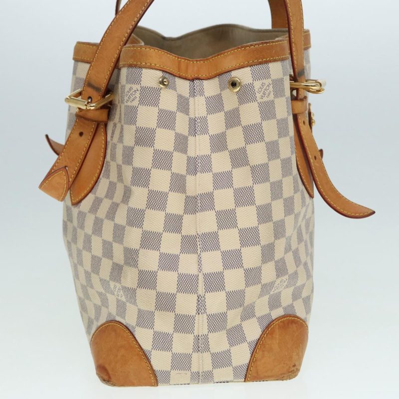 Louis Vuitton Damier Azur Hampstead MM Tote Bag N51206  bs17824 - Image 4