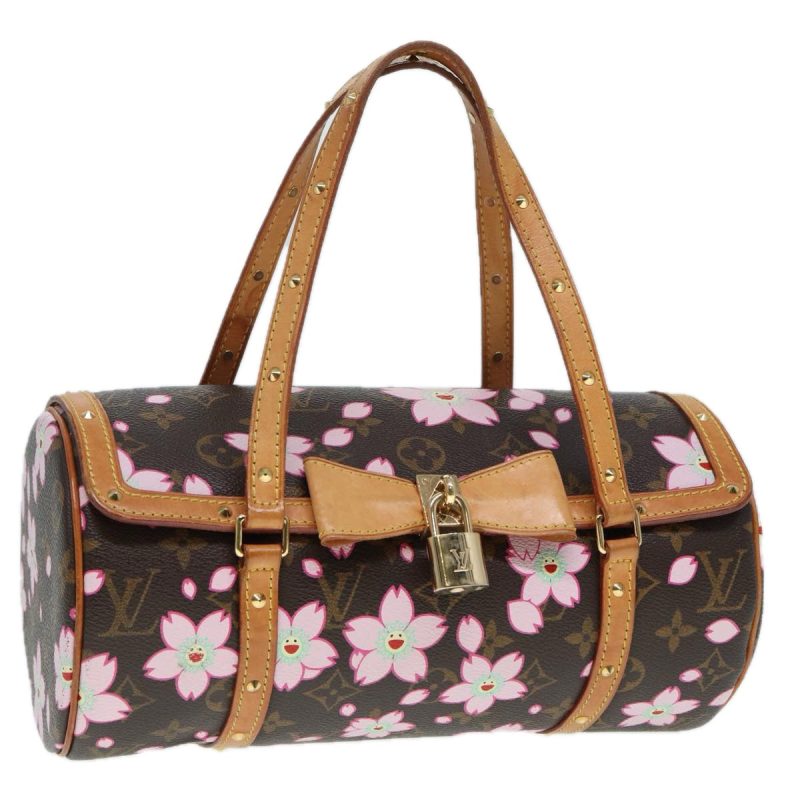 Louis Vuitton Monogram Cherry Blossom Papillon Hand Bag M92009  bs17839