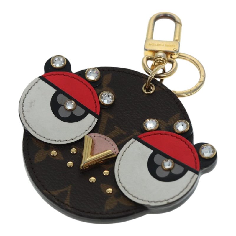 Louis Vuitton Monogram Porte Cles Animal Face Charm M68216  bs17848