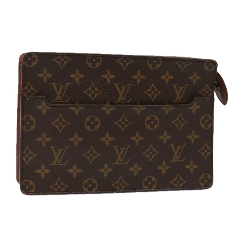 Louis Vuitton Monogram Pochette Homme Clutch Bag M51795  bs17860