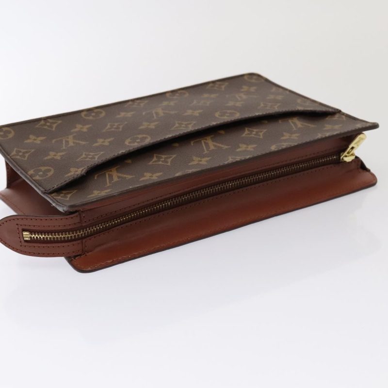 Louis Vuitton Monogram Pochette Homme Clutch Bag M51795  bs17860 - Image 5