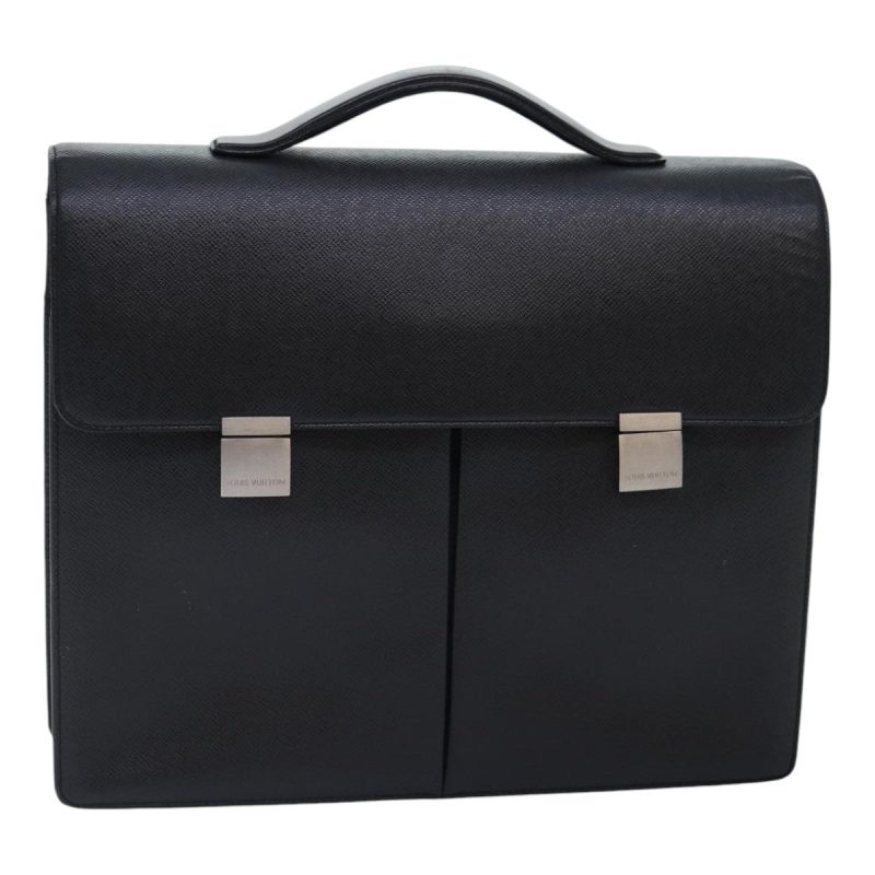 Louis Vuitton Taiga Serviette Kazan Business Bag Ardoise M30802  bs17926
