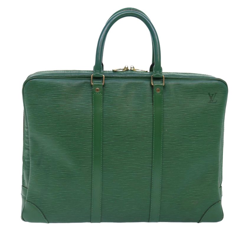 Louis Vuitton Epi Porte Documents Voyage Business Bag Green M54474 Auth bs17928 - Image 2
