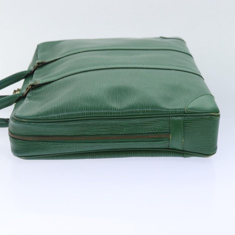 Louis Vuitton Epi Porte Documents Voyage Business Bag Green M54474 Auth bs17928 - Image 4