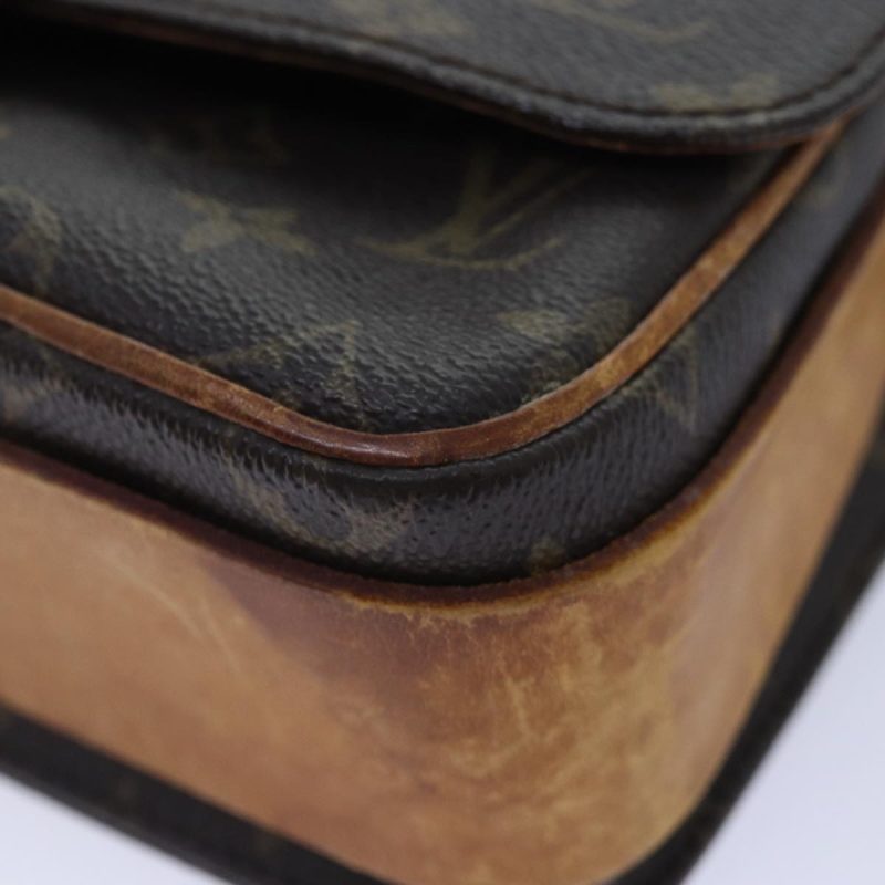 Louis Vuitton Monogram Cartouchiere MM Shoulder Bag M51253  bs17964 - Image 9