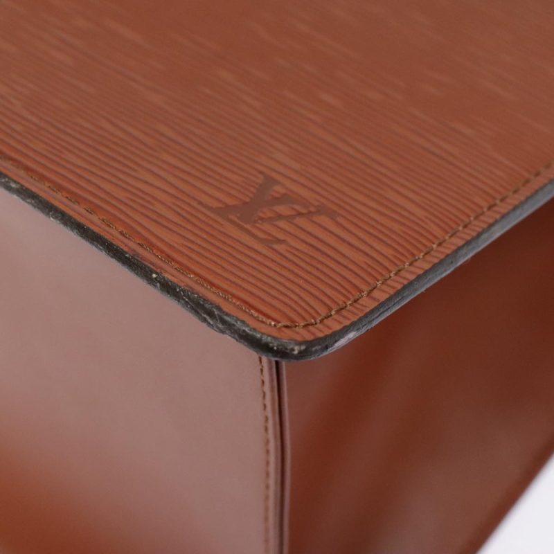 Louis Vuitton Epi Riviera Hand Bag Brown M48183  bs18047 - Image 9