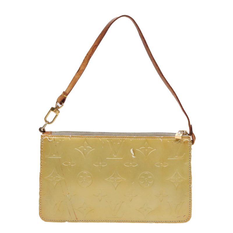 Louis Vuitton Monogram Vernis Lexington Accessory Pouch Gris M91056 Auth bs18051 - Image 2