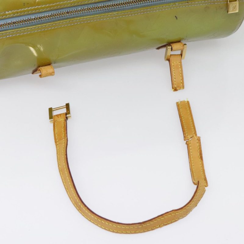 Louis Vuitton Monogram Vernis Bedford Hand Bag Baby Blue M91007  bs18055 - Image 7