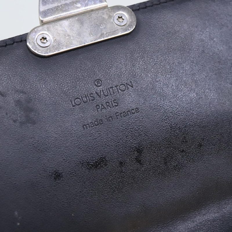 Louis Vuitton Monogram Mini Glace Anushka MM Bag Black M92230  bs18069 - Image 9