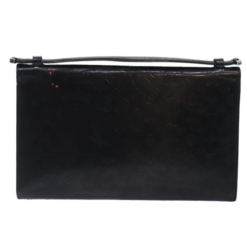 Louis Vuitton Monogram Mini Glace Anushka MM Bag Black M92230  bs18069 - Image 2
