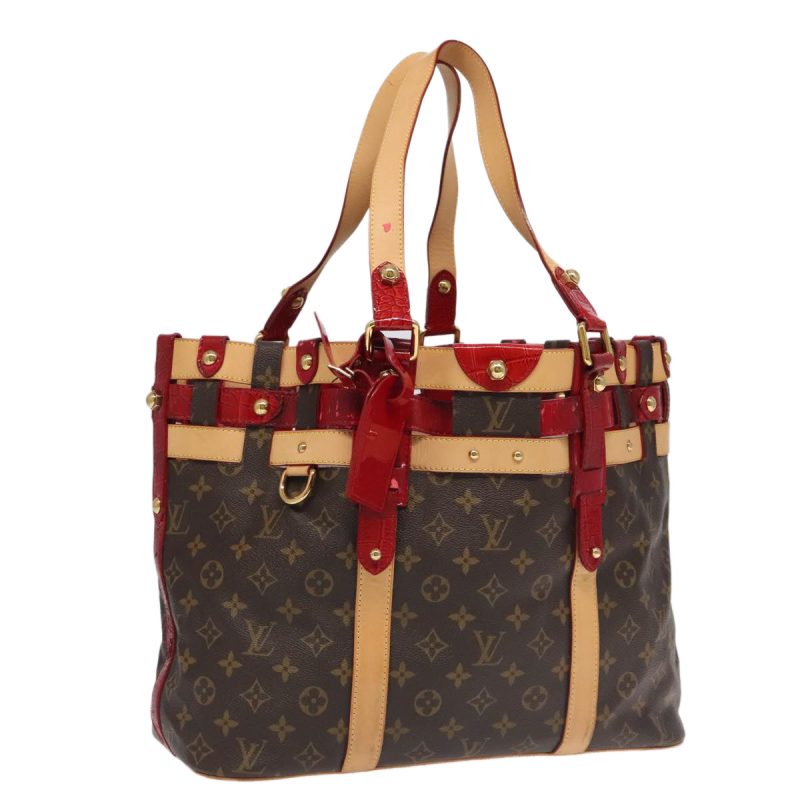 Louis Vuitton Monogram Ruby Salina MM Tote Bag Red M95611  bs18075