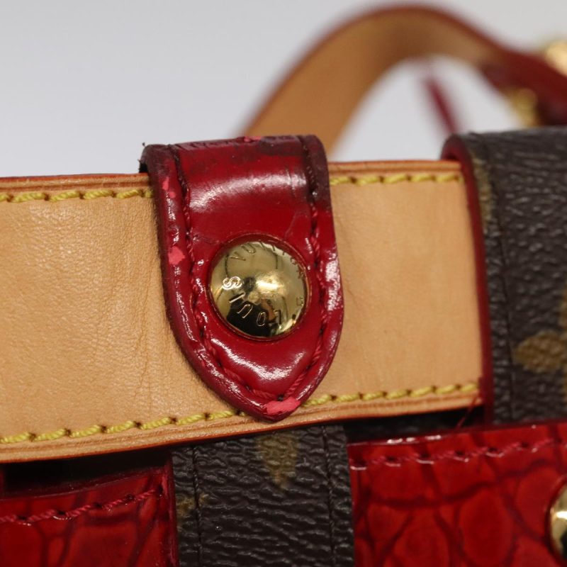Louis Vuitton Monogram Ruby Salina MM Tote Bag Red M95611  bs18075 - Image 9