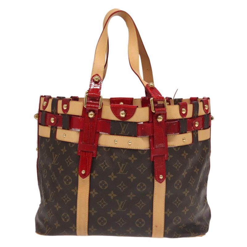 Louis Vuitton Monogram Ruby Salina MM Tote Bag Red M95611  bs18075 - Image 2