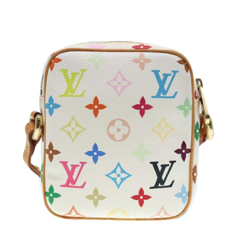 Louis Vuitton Monogram Multicolor lift Shoulder Bag White M40055  bs18114 - Image 2