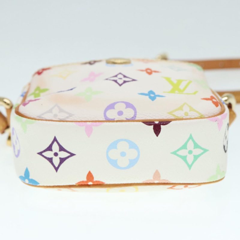 Louis Vuitton Monogram Multicolor lift Shoulder Bag White M40055  bs18114 - Image 5