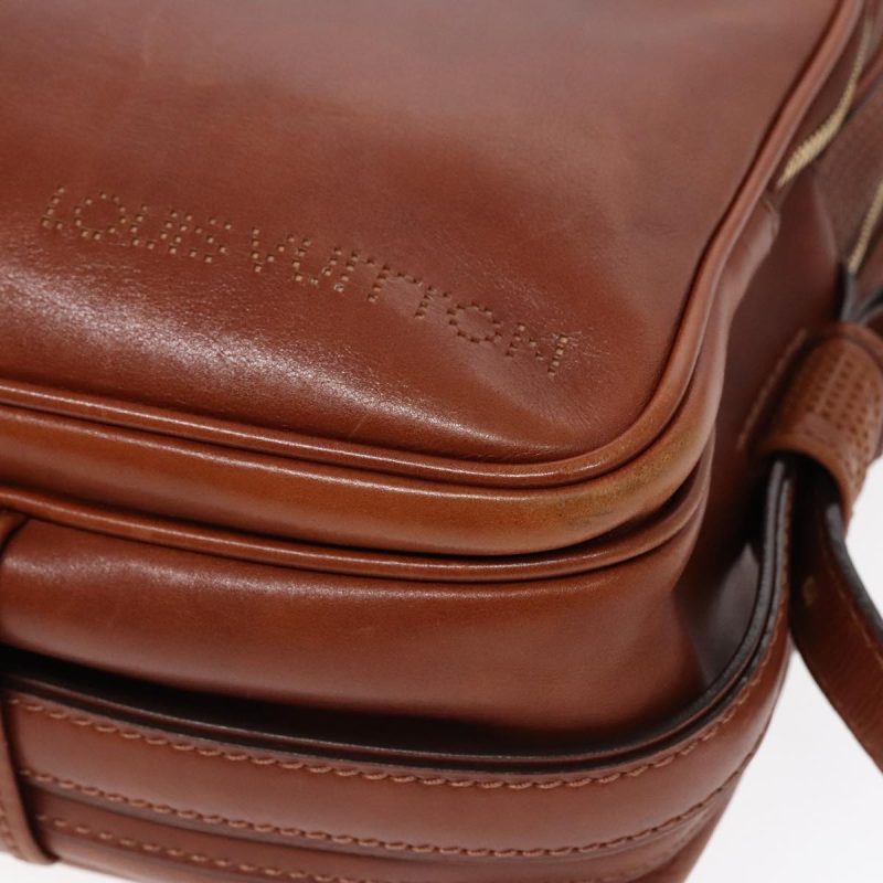 Louis Vuitton Cuir Bequia Trotteur GM Shoulder Bag Leather M95323 Auth bs18125 - Image 10