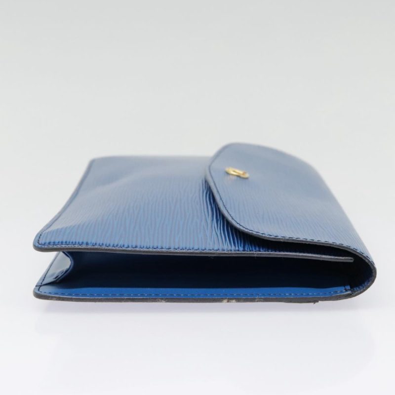 Louis Vuitton Epi Montaigne 27 Clutch Bag Blue M52655  bs18131 - Image 3
