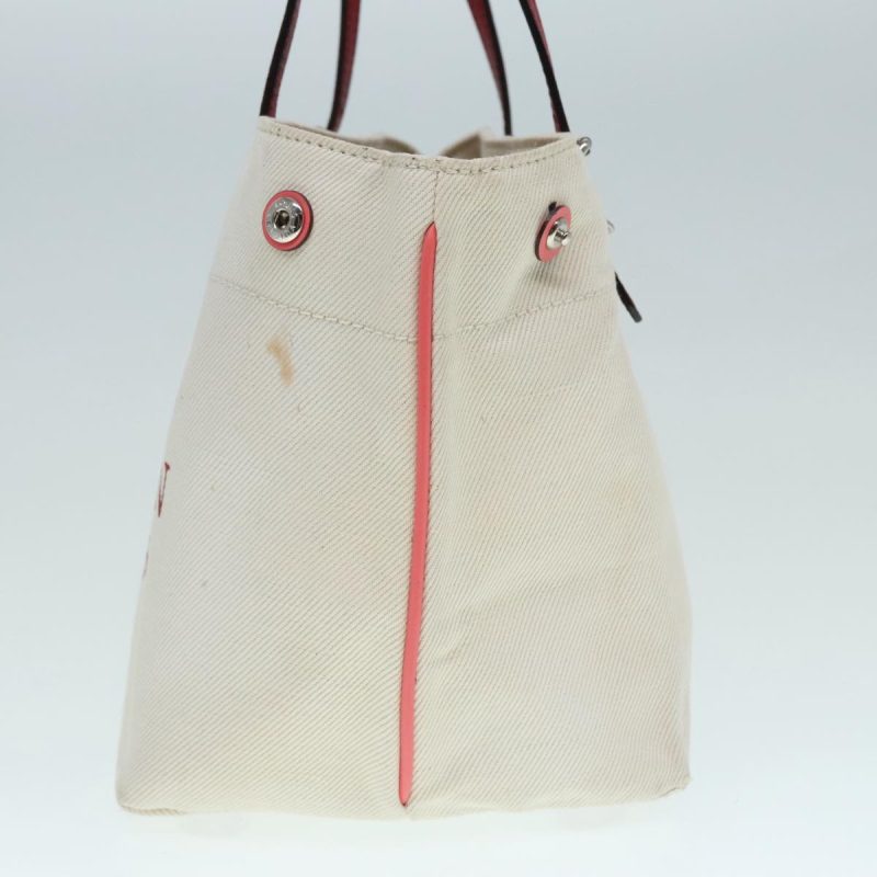 Louis Vuitton Cabas PM Tote Bag Canvas Beige Red M94505  bs18181 - Image 3