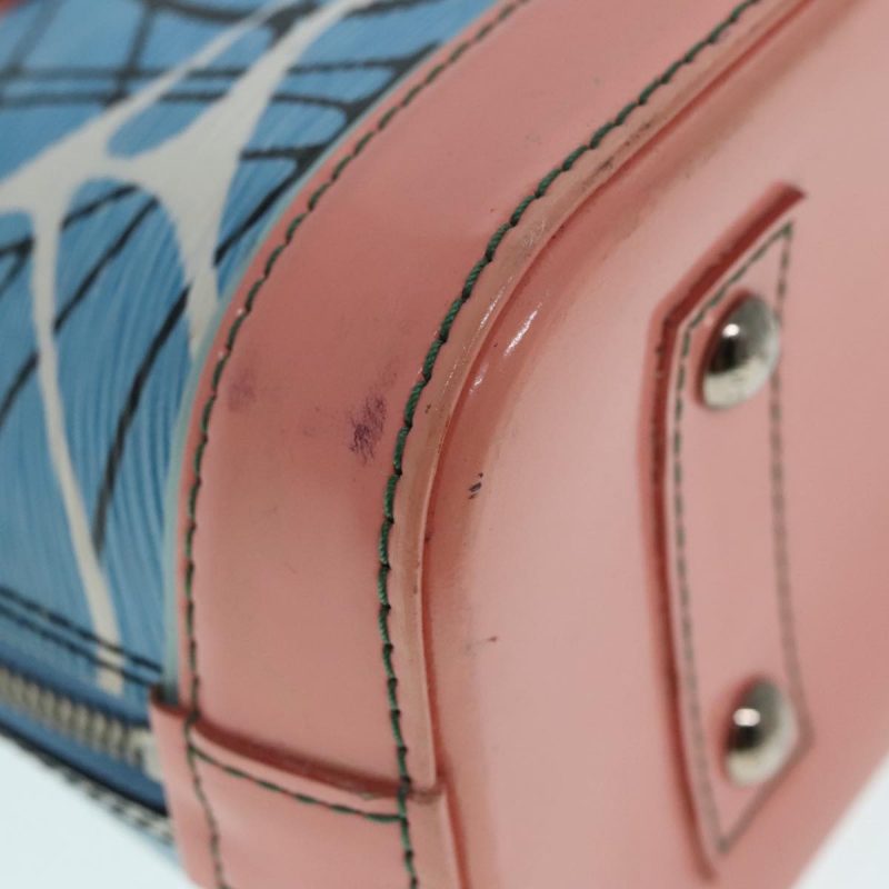 Louis Vuitton Epi Alma PM Hand Bag 2way Blue M41571  bs18182 - Image 9
