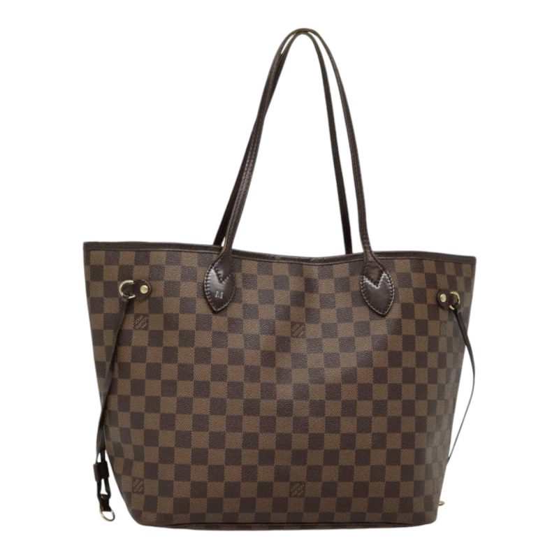 Louis Vuitton Damier Ebene Neverfull MM Tote Bag N51105  bs18187