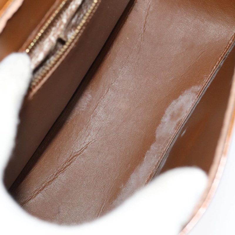 Louis Vuitton Monogram Vernis Christie GM Bag Bronze M91107  bs18225 - Image 10