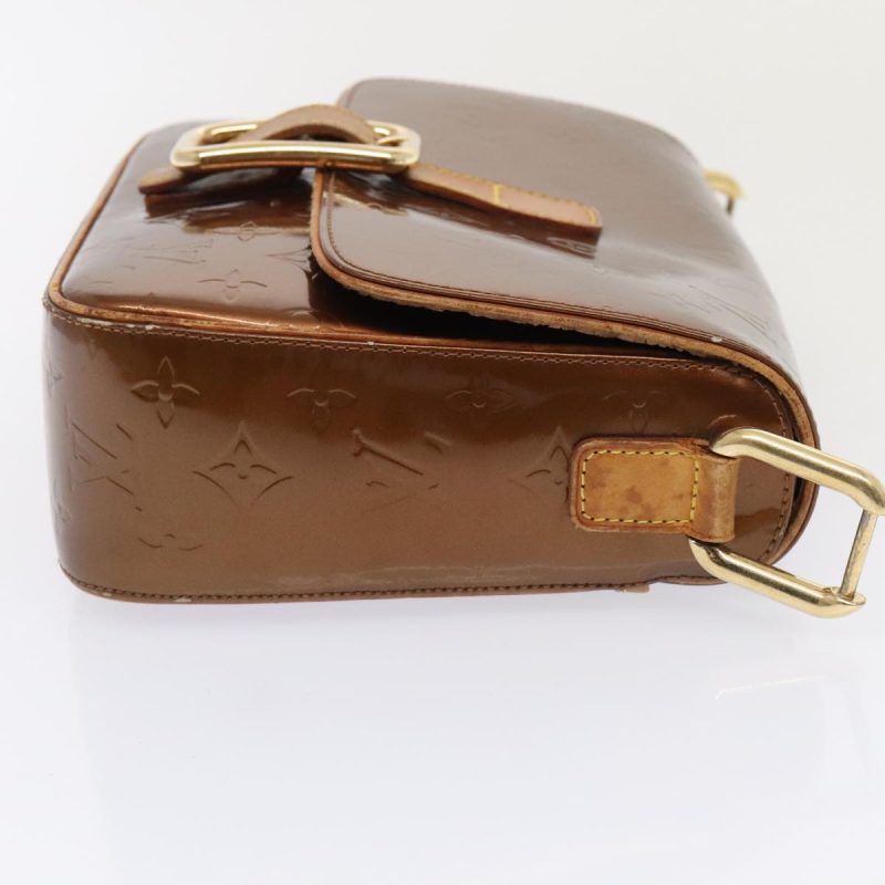 Louis Vuitton Monogram Vernis Christie GM Bag Bronze M91107  bs18225 - Image 3