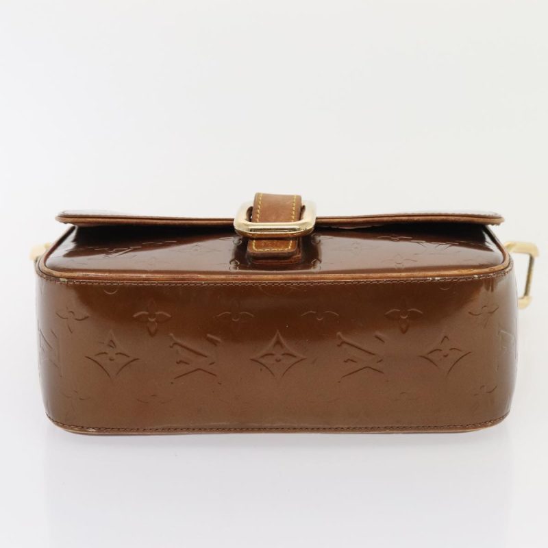 Louis Vuitton Monogram Vernis Christie GM Bag Bronze M91107  bs18225 - Image 6
