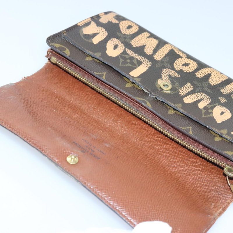 Louis Vuitton Monogram Graffiti Porte Monnaie Credit Wallet M92190 Auth bs18227 - Image 10