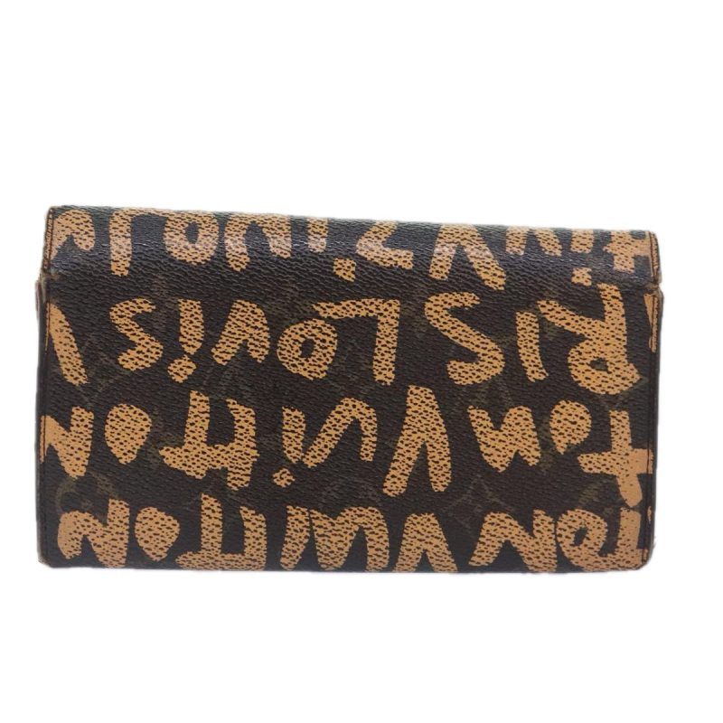 Louis Vuitton Monogram Graffiti Porte Monnaie Credit Wallet M92190 Auth bs18227 - Image 2