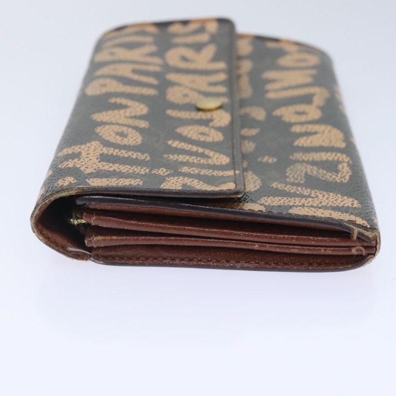 Louis Vuitton Monogram Graffiti Porte Monnaie Credit Wallet M92190 Auth bs18227 - Image 3